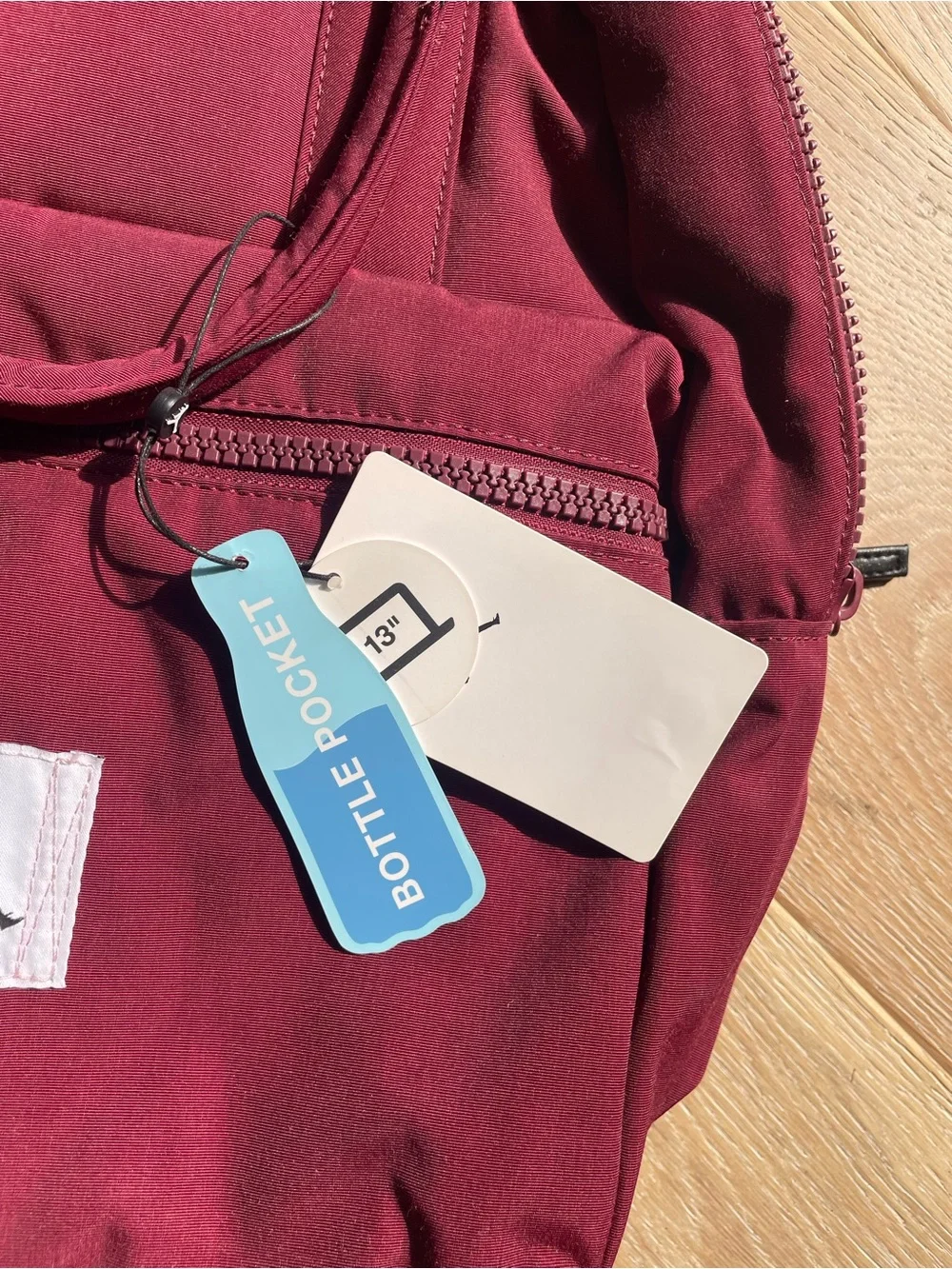 Jordan Maroon Mini Backpack with Jumpman Patch